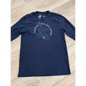 Linksoul T Shirt MGF Mandatory Golf Friday Mens Small Long Sleeve Golf Casual